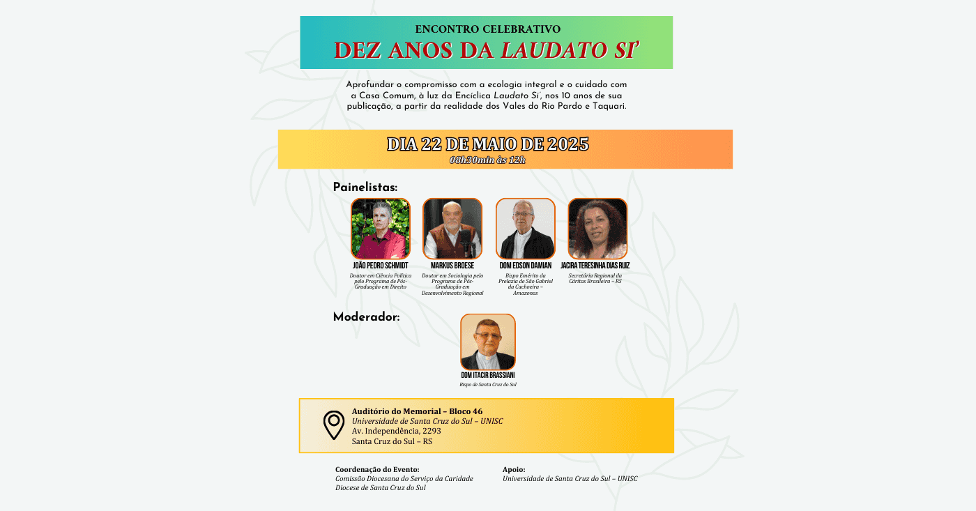 Encontro Celebrativo pelos 10 Anos da Laudato Si’