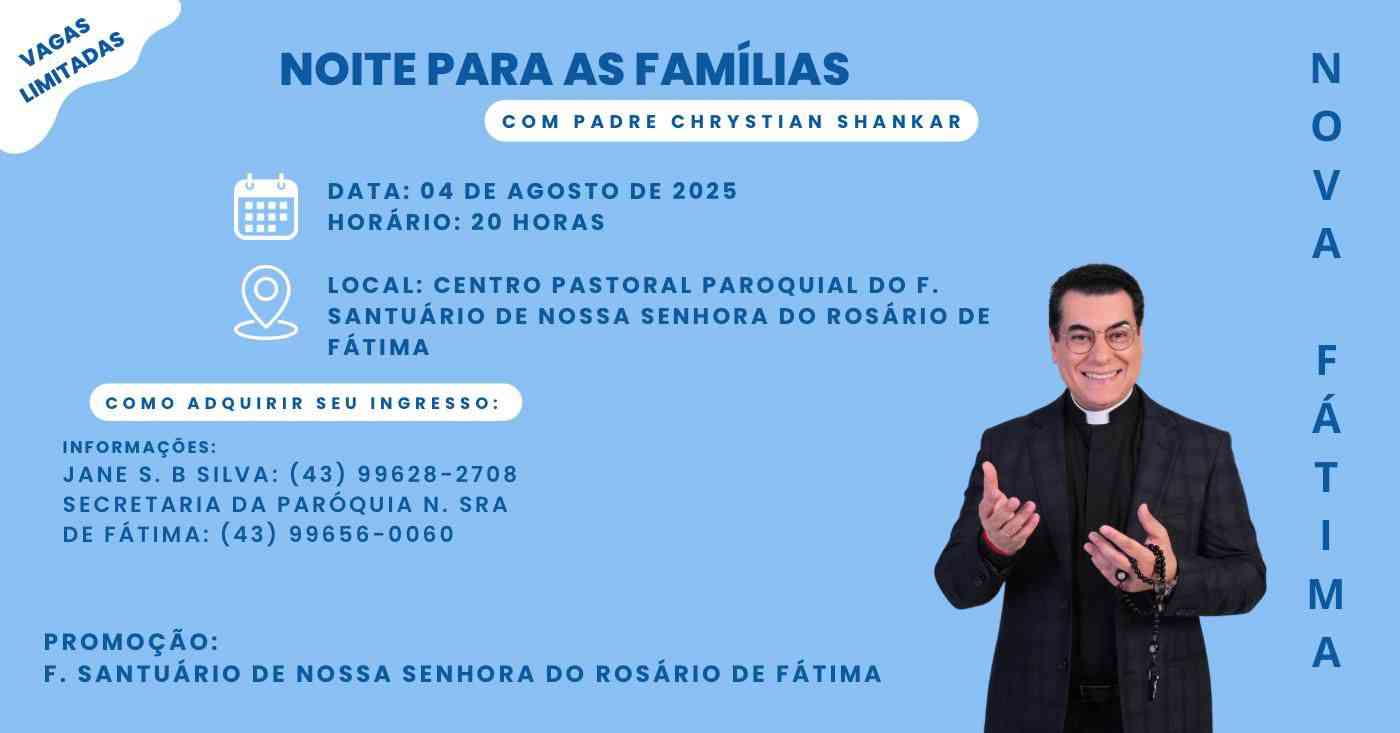 Noite para as Famílias - Nova Fátima