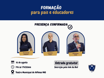 FORMAÇÃO PARA PAIS E EDUCADORES